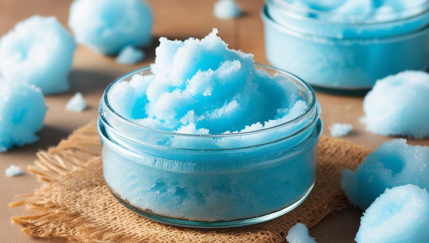 Blue Cotton Candy Sugar Scrub 4oz